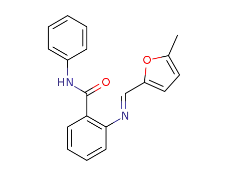 (E)-2-((5-methylfuran-2-yl)methyleneamino)-N-phenylbenzamide