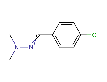 Molecular Structure of 22699-29-2 (P-CHLOROBENZALDEHYDEDIMETHYLHYDRAZONE)