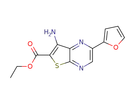 ethyl 7-amino-2-(furan-2-yl)thieno[2,3-b]pyrazine-6-carboxylate