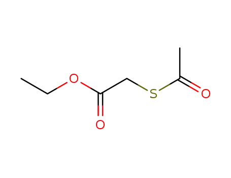 Molecular Structure of 78594-34-0 (Acetic acid, (acetylthio)-, ethyl ester)
