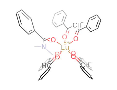 Eu(dibenzoylmethanate)3(dimethylbenzamide)