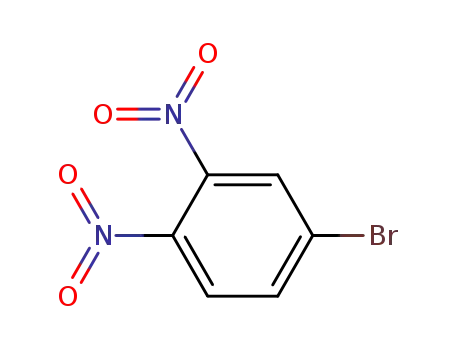 Molecular Structure of 610-38-8 (1,2-Dinitro-4-bromobenzene)