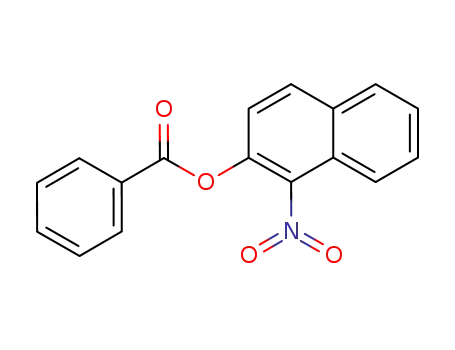 Molecular Structure of 72771-44-9 (2-Naphthalenol, 1-nitro-, benzoate (ester))