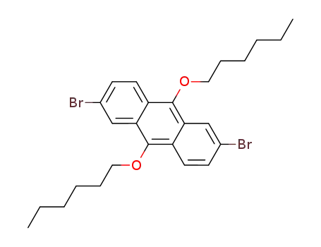 2,6-dibromo-9,10-dihexyloxyanthracene