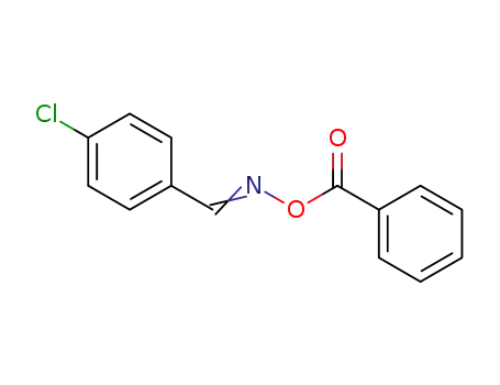 Molecular Structure of 18802-67-0 ({[(4-chlorobenzylidene)amino]oxy}(phenyl)methanone)