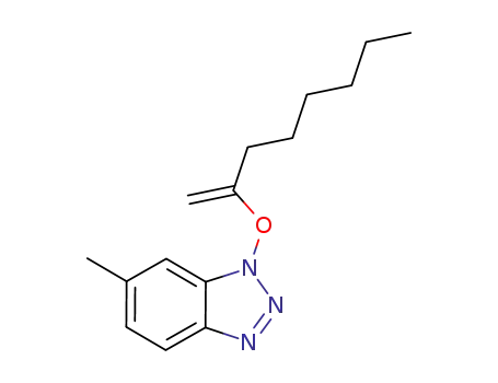 6-methyl-1-(oct-1-en-2-yloxy)-1H-benzo[d][1,2,3]triazole