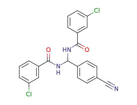 N-[3-chlorobenzoylamino(4-cyanophenyl)methyl]-3-chlorobenzamide