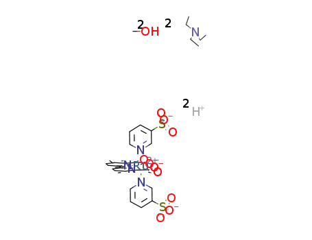 [HNEt3]2[RuII(2,2′-bipyridine-6,6′-dicarboxylate)(3-SO3-pyridine)2]*2methanol