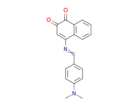 4-(4-(dimethylamino)benzylideneamino)naphthalene-1,2-dione