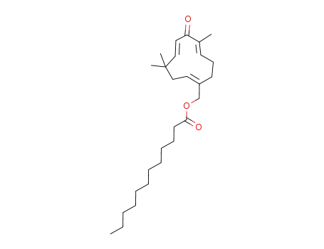 6-dodecanoyloxymethyl-2,9,9-trimethylcycloundeca-2,6,10-trienone
