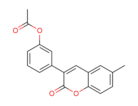 3-(3-acetoxyphenyl)-6-methylcoumarin