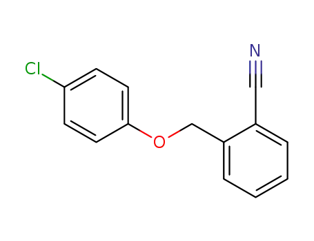 Molecular Structure of 92161-45-0 (2-(4-chlorophenoxymethyl)benzonitrile)