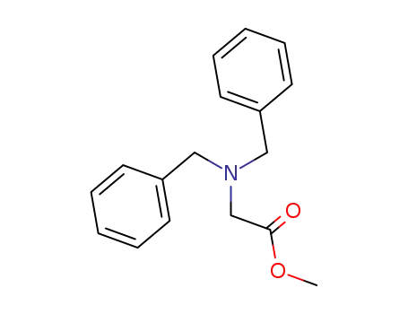 Molecular Structure of 94226-55-8 (N,N-DIBENZYL GLYCINE METHYL ESTER)