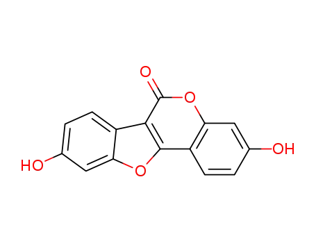 6H-Benzofuro[3,2-c][1]benzopyran-6-one,3,9-dihydroxy-
