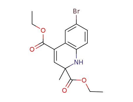 diethyl 6‐bromo‐2‐methyl‐1,2‐dihydroquinoline‐2,4‐dicarboxylate