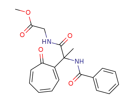 methyl 2-(2-benzamido-2-(7-oxocyclohepta-1,3,5-trien-1-yl)propanamido)acetate