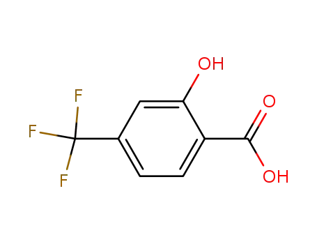 Molecular Structure of 328-90-5 (4-Trifluoromethylsalicylic acid)