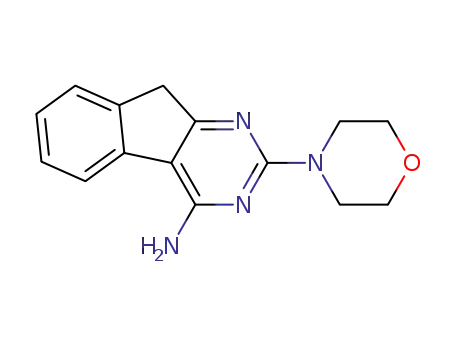 2-morpholino-9H-indeno[2,1-d]pyrimidin-4-amine