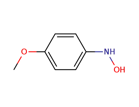 Molecular Structure of 4546-20-7 (Benzenamine, N-hydroxy-4-methoxy-)