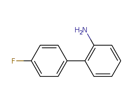 Molecular Structure of 321-63-1 (4'-FLUORO-BIPHENYL-2-YLAMINE)