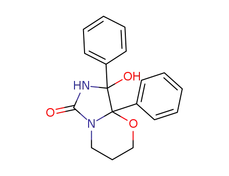 8-hydroxy-8,8a-diphenyltetrahydro-2H-imidazo[5,1-b][1,3]oxazin-6(7H)-one