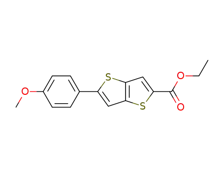 5-(4-methoxyphenyl)thieno[3,2-b]thiophene-2-ethylcarboxylate