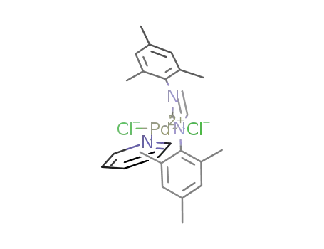 [PdCl2{1,3-dimesitylimidazol-2-ylidene}(pyridine)]