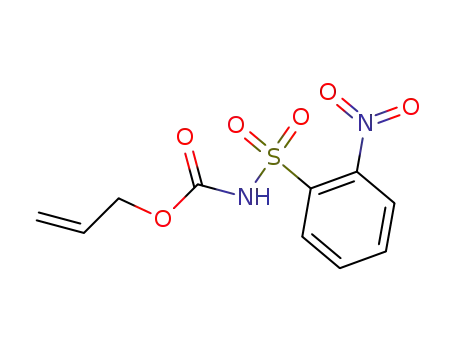 Molecular Structure of 90916-29-3 (N-ALLOC-2-NITROBENZENESULFONAMIDE)