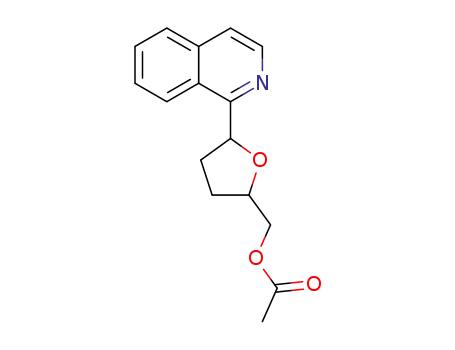(5-(isoquinolin-1-yl)tetrahydrofuran-2-yl)methyl acetate