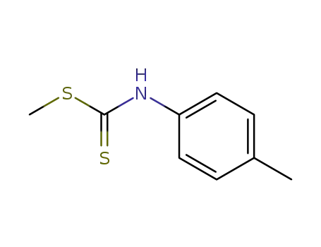 Molecular Structure of 13037-22-4 (Carbamodithioic acid, (4-methylphenyl)-, methyl ester)