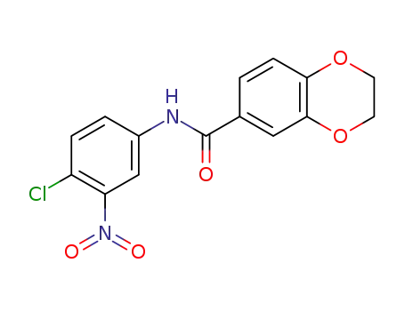 N-(4-chloro-3-nitrophenyl)-2,3-dihydrobenzo[b][1,4]dioxine-6-carboxamide