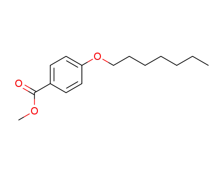 Molecular Structure of 67399-84-2 (METHYL 4-HEPTYLOXYBENZOATE)