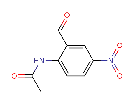 Molecular Structure of 91538-60-2 (N-(2-FORMYL-4-NITROPHENYL)ACETAMIDE)