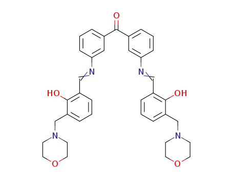 bis(3-(2-hydroxy-3-(morpholinomethyl)benzylideneaminophenyl))methanone