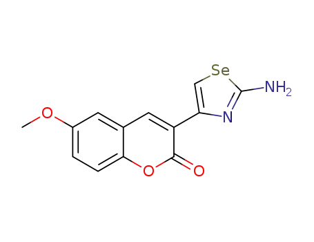 3-(2-amino-1,3-selenazol-4-yl)-6-methoxy-2H-chromen-2-one