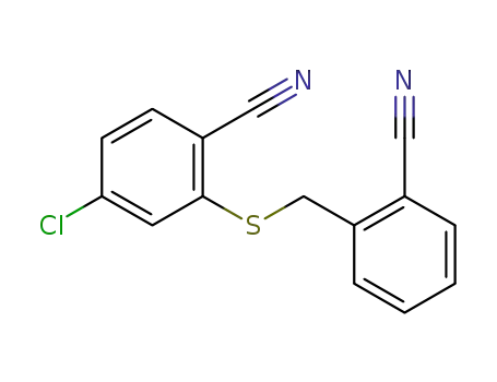 5-chloro-2-[(2-cyanobenzyl)thio]benzonitrile