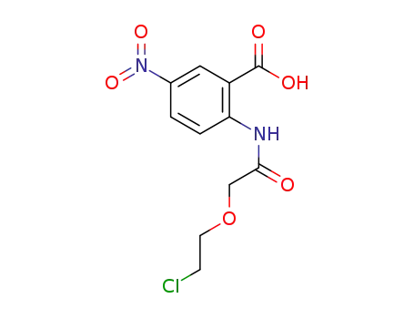 2-(2-(2-chloroethoxy)acetamido)-5-nitrobenzoic acid