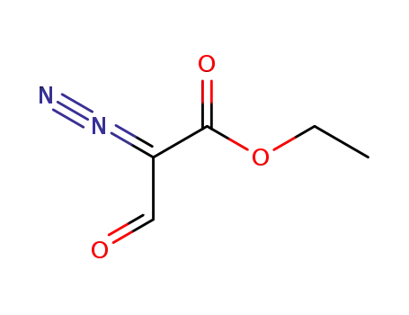 Molecular Structure of 14762-48-2 (Propanoic acid, 2-diazo-3-oxo-, ethyl ester)