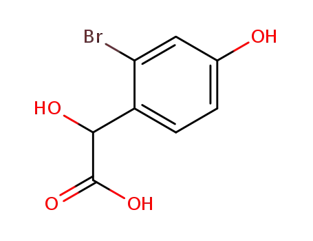 2-(2-bromo-4-hydroxyphenyl)-2-hydroxyacetic acid
