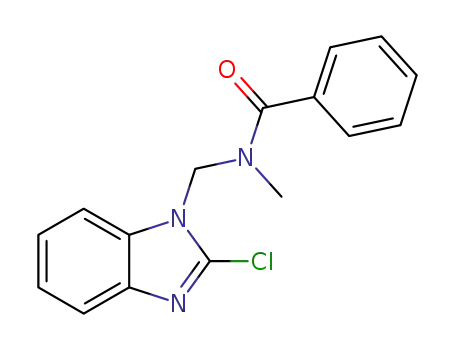 N-((2-chloro-1H-benzo[d]imidazol-1-yl)methyl)-N-methylbenzamide