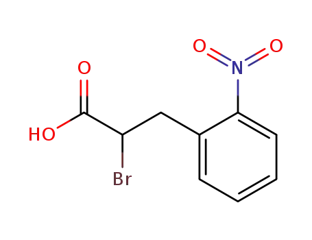 α-bromo-β-(2-nitrophenyl)propionic acid