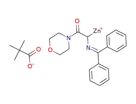 (1-((diphenylmethylene)amino)-2-morpholino-2-oxoethyl)zinc pivalate