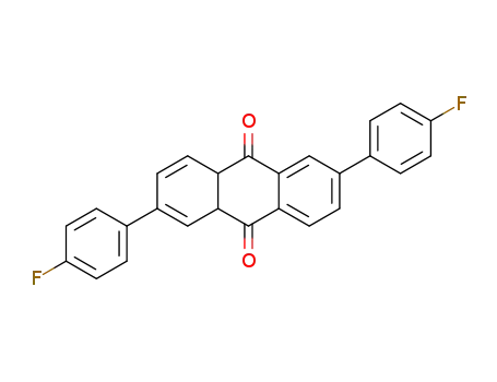 2,6-bis(4-fluorophenyl)-4a,9a-dihydroanthraquinone