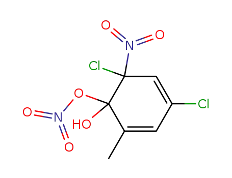 4,6-dichloro-2-methyl-6-nitro-1-nitryloxy-cyclohexa-2,4-dienol