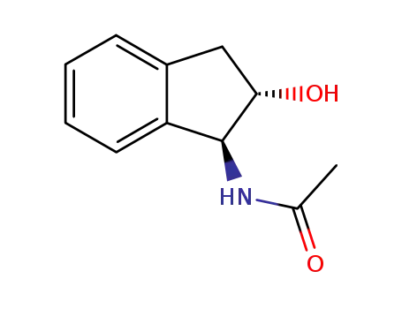 (+/-)-N-(trans-2-hydroxy-indan-1-yl)-acetamide