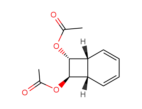 (+/-)-2-acetyloxy-1,2,2α,6α-tetrahydrocyclobuta[1,2-α]benzenyl acetate