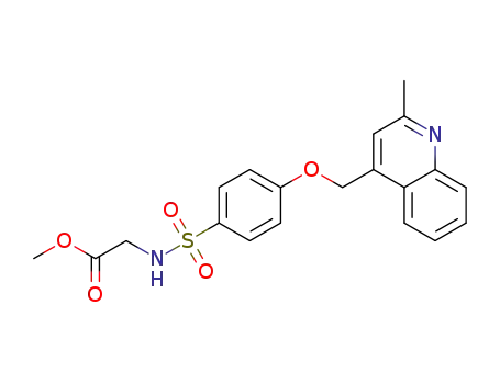 methyl 2-[[4-[(2-methyl-4-quinolyl)methoxy]phenyl]sulfonylamino]acetate