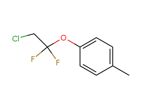 Molecular Structure of 369-65-3 (Benzene, 1-(2-chloro-1,1-difluoroethoxy)-4-methyl-)