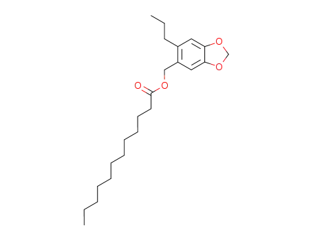 (6-propylbenzo[1,3]dioxol-5-yl)methyl dodecanoate cas  54531-01-0