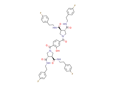 (3S,3’S,4S,4’S)-1,1’-(2-hydroxyterephthaloyl)-bis(N3,N4-bis(4-fluorophenethyl)pyrrolidine-3,4-dicarboxamide)